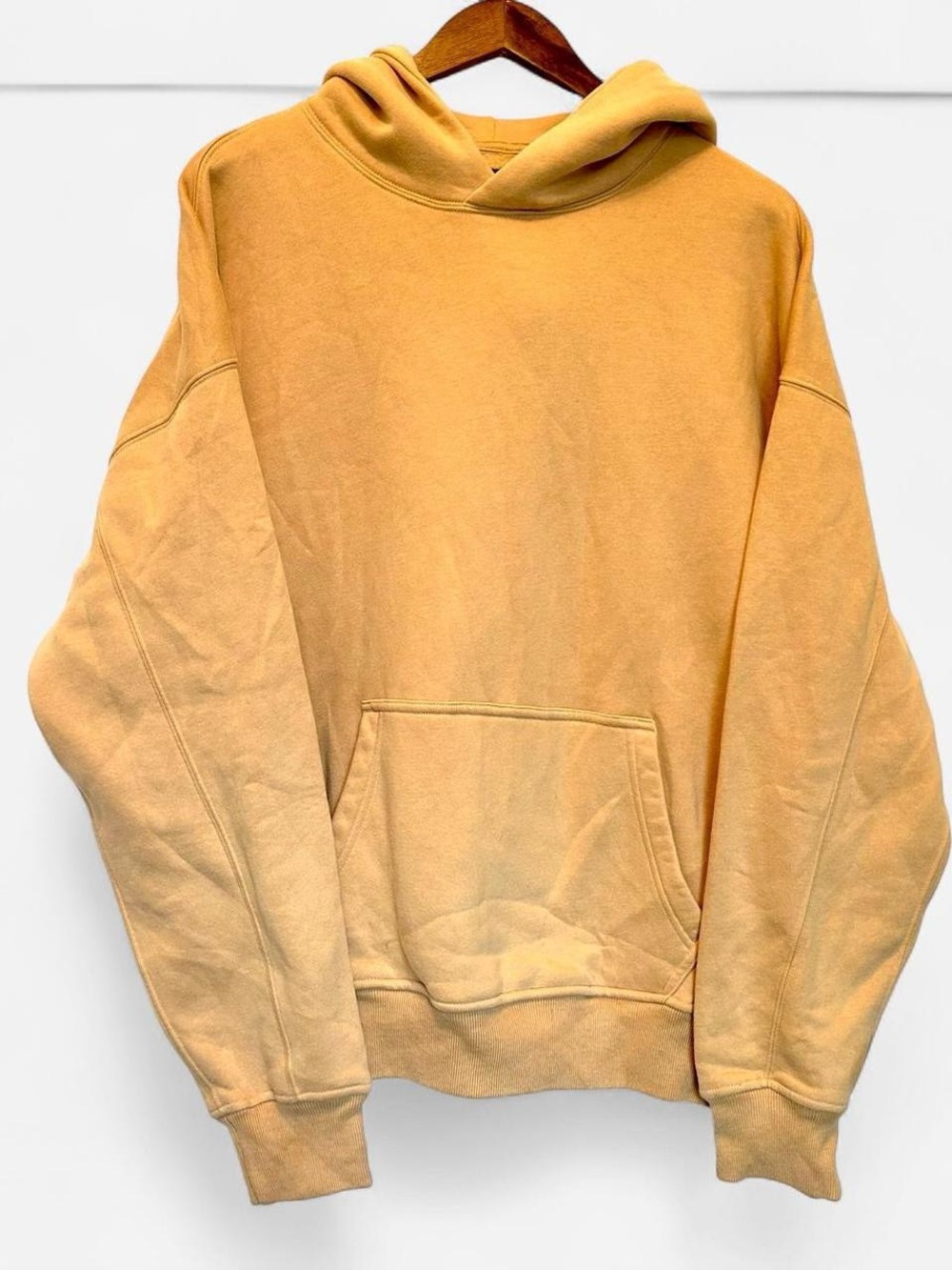 Men’s Abercrombie & Fitch Butter Yellow Hoodie Sweatshirt